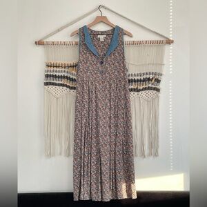 Vintage Express 90's Cottage Core Midi Dress